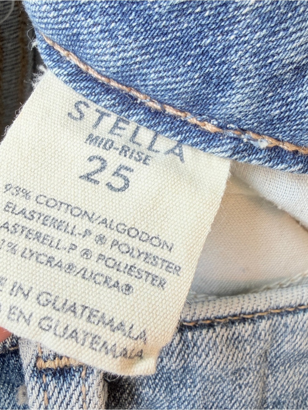 BKE Stella mid-rise denim short size 25 - Picture 4 of 5